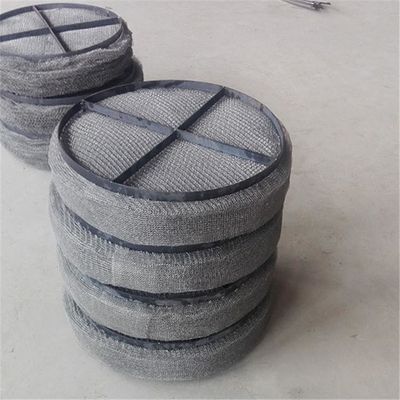 Round York 431 Mesh Pad Demister For Distillation Column